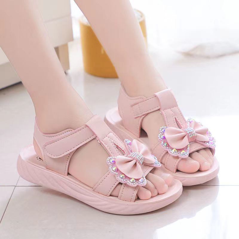 Giày Sandal Chống Trượt Phong Cách Thời Trang Mới 2022 Dành Cho Bé Gái
