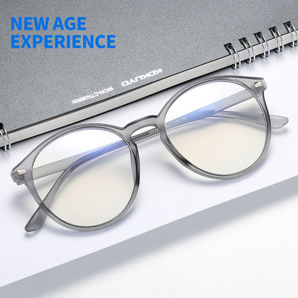 Mắt Kính Gọng Tròn Lớn Chống Ánh Sáng Xanh Thời Trang WMES15H