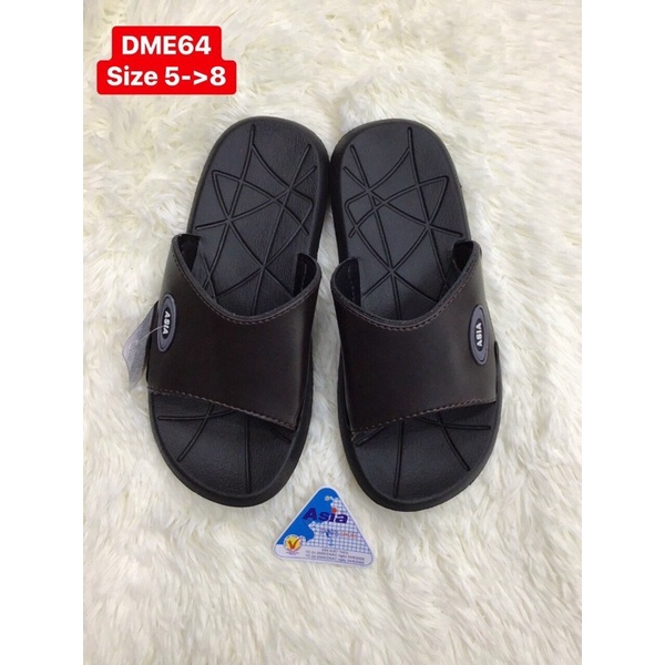 Dép nam giả da nâu Asia DME064