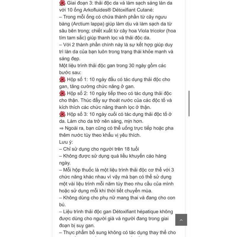 Detox Thanh Lọc Cơ Thể 3 Giai Đoạn Arkopharma Programme Detox Triple Action 30 ống | BigBuy360 - bigbuy360.vn