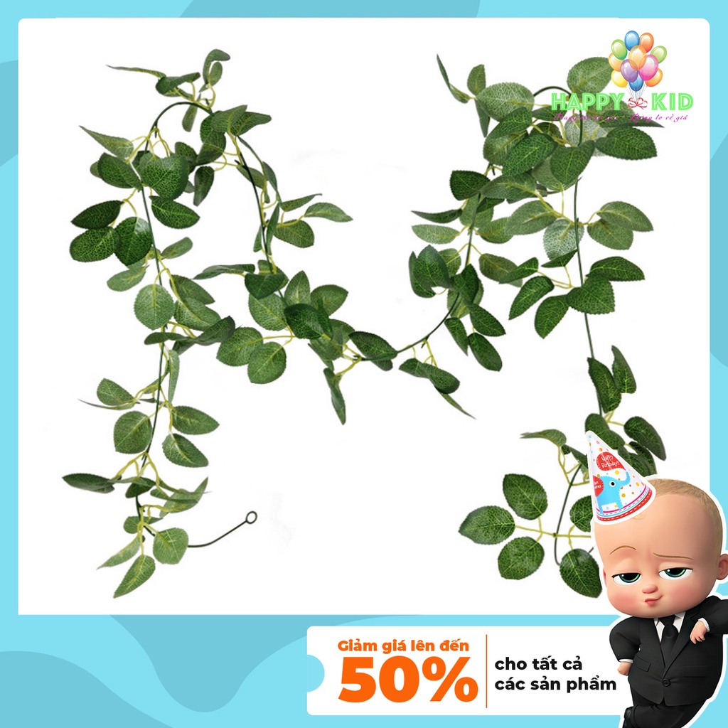 Dây Lá Táo, Dây Lá Olive, Dây Bạch Đàn Decor Trang Trí Sinh Nhật, Sự Kiện, Khai Trương, Phòng Cưới