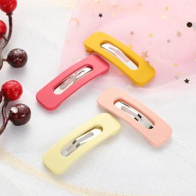 XPK382 Kẹp Tóc Hình Chữ Nhật Kết Cầu Lì Phong Cách Thời Trang Hàn Quốc