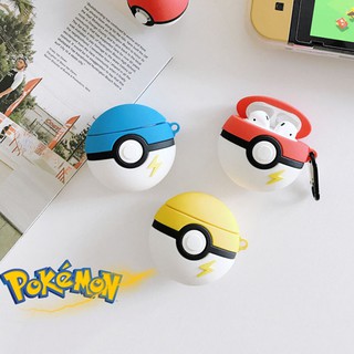 Túi Đựng cho tai nghe Airpods hình Quả Cầu Bảo Bối Pokemon