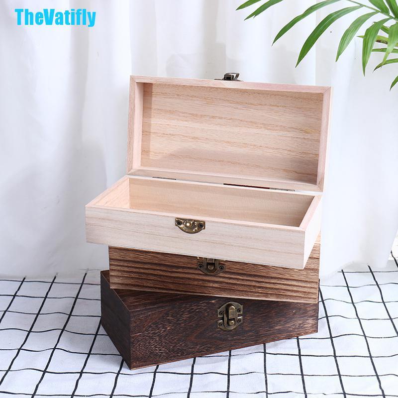 Hộp Gỗ Để Bàn Phong Cách Retro