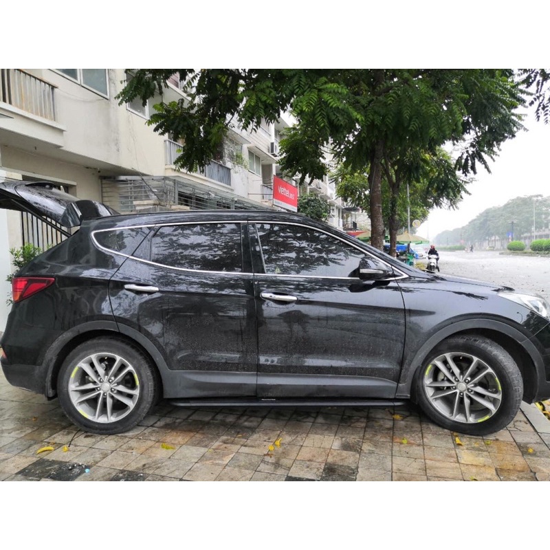 Bậc lên xuống, bệ bước chân cho Huyndai  Santafe 2013 - 2018