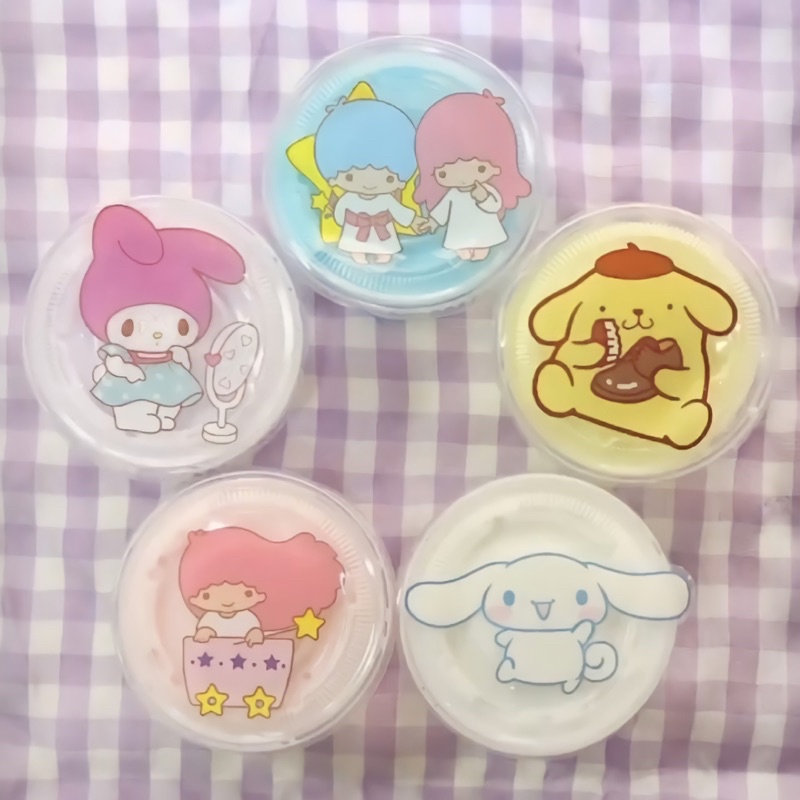 Chất Nhờn Ma Quái Slime Hongkong Slime Basic 3oz = 90ml cùng nhãn dán Sanrio