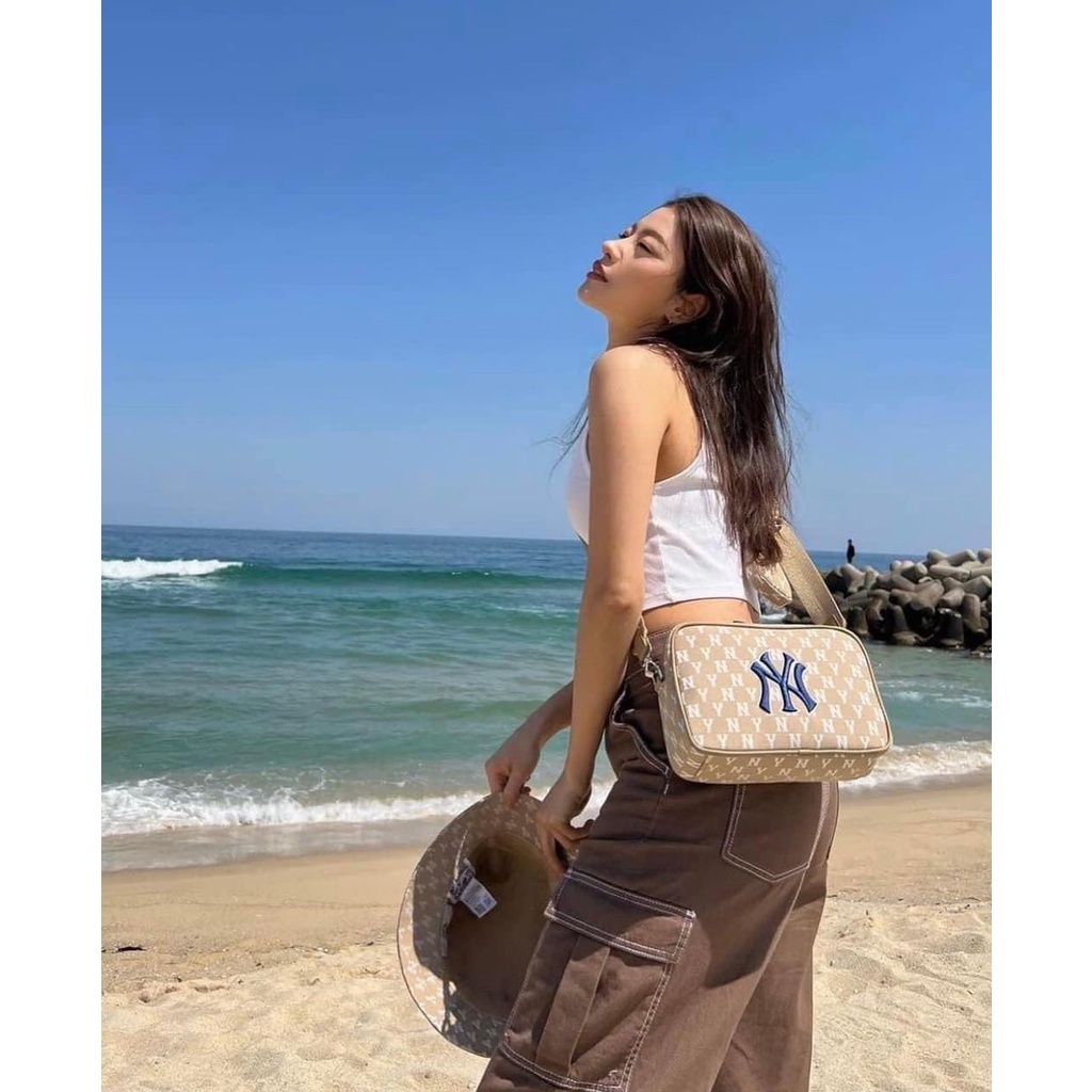 Túi Đeo Chéo MLB Monogram Jacquard New York Yankees - Túi xách đeo chéo MLB nam nữ chính hãng