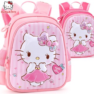 Balo Đi Học Mẫu Giáo Hình Hello Kitty Dễ Thương Cho Bé Gái Từ 3-6 Tuổi