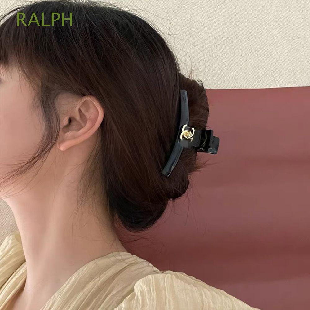 Kẹp Tóc Đuôi Ngựa Bằng Acrylic Kiểu Dáng Đơn Giản Ngọt Ngào Cho Nữ Giá Đỡ