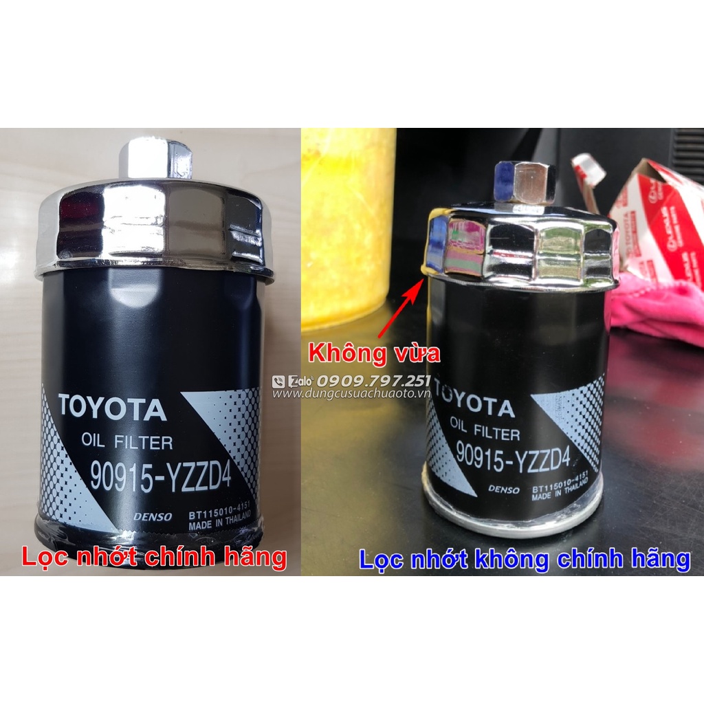 Cảo mở lọc nhớt Toyota Innova, Fortuner, Hiace, Hilux