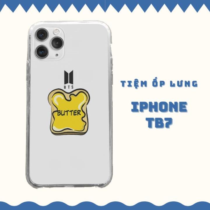 Ốp dt BTS butter black white BTS Band KPOP cho Iphone 5 6 7 8 Plus 11 12 Pro Max X Xr BTSPOD00077