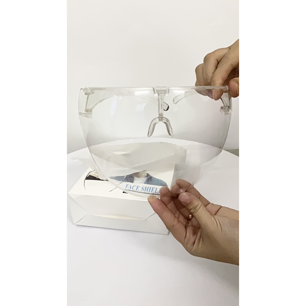 Kính Bảo Hộ Chống Giọt Bắn Phòng Dịch FACE SHIELD- Kính Đi Đường Chống Bụi Trong Suốt | BigBuy360 - bigbuy360.vn