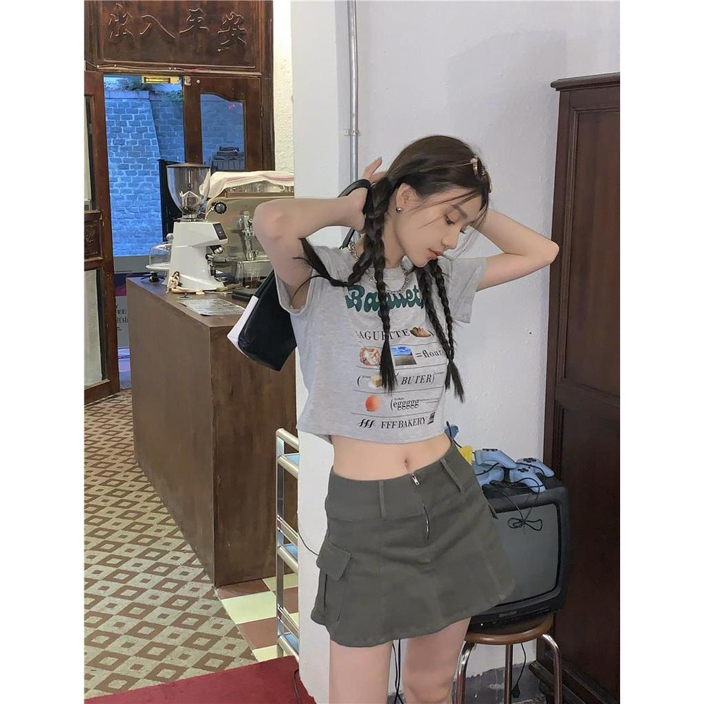 Áo Thun Nữ Ngắn Tay In Chữ 51087 Thời Trang