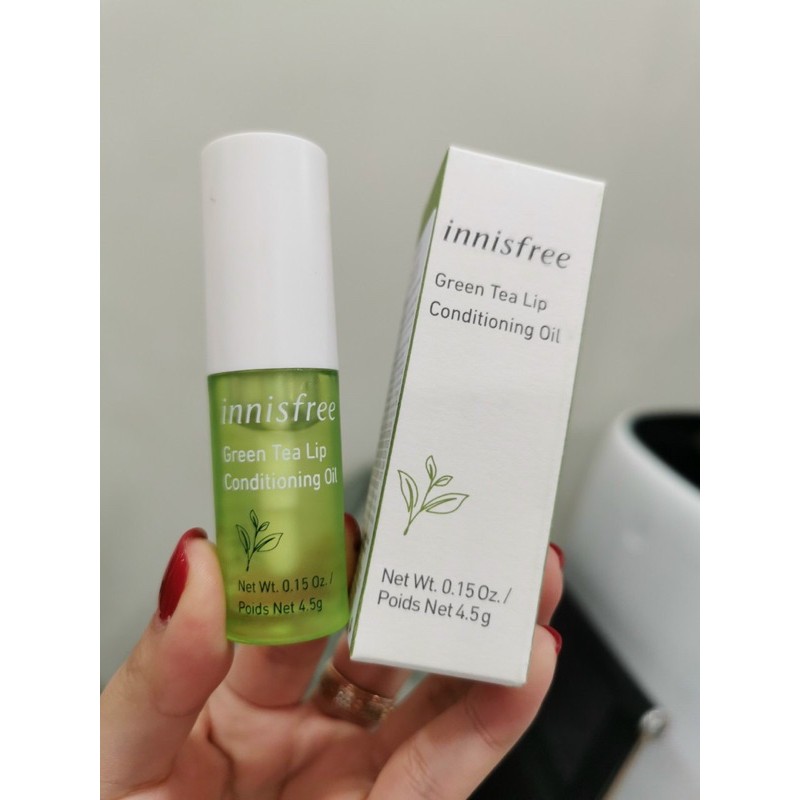 Dầu Dưỡng Môi Giúp Cải Thiện Và Phục Hồi Tình Trạng Môi Khô, Nẻ innisfree Green Tea Lip Conditioning Oil