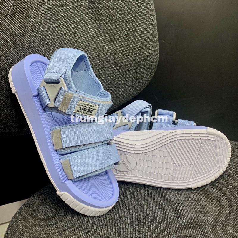 Giày Sandal Vento Unisex 3 Quai SD9801 Đen