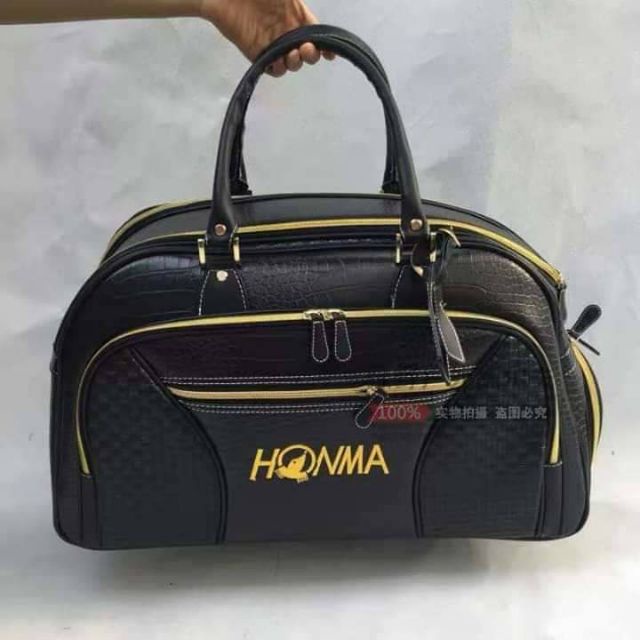 Túi đựng quần áo và giày golf bag HONMA da PU cao cấp chính hãng TD001