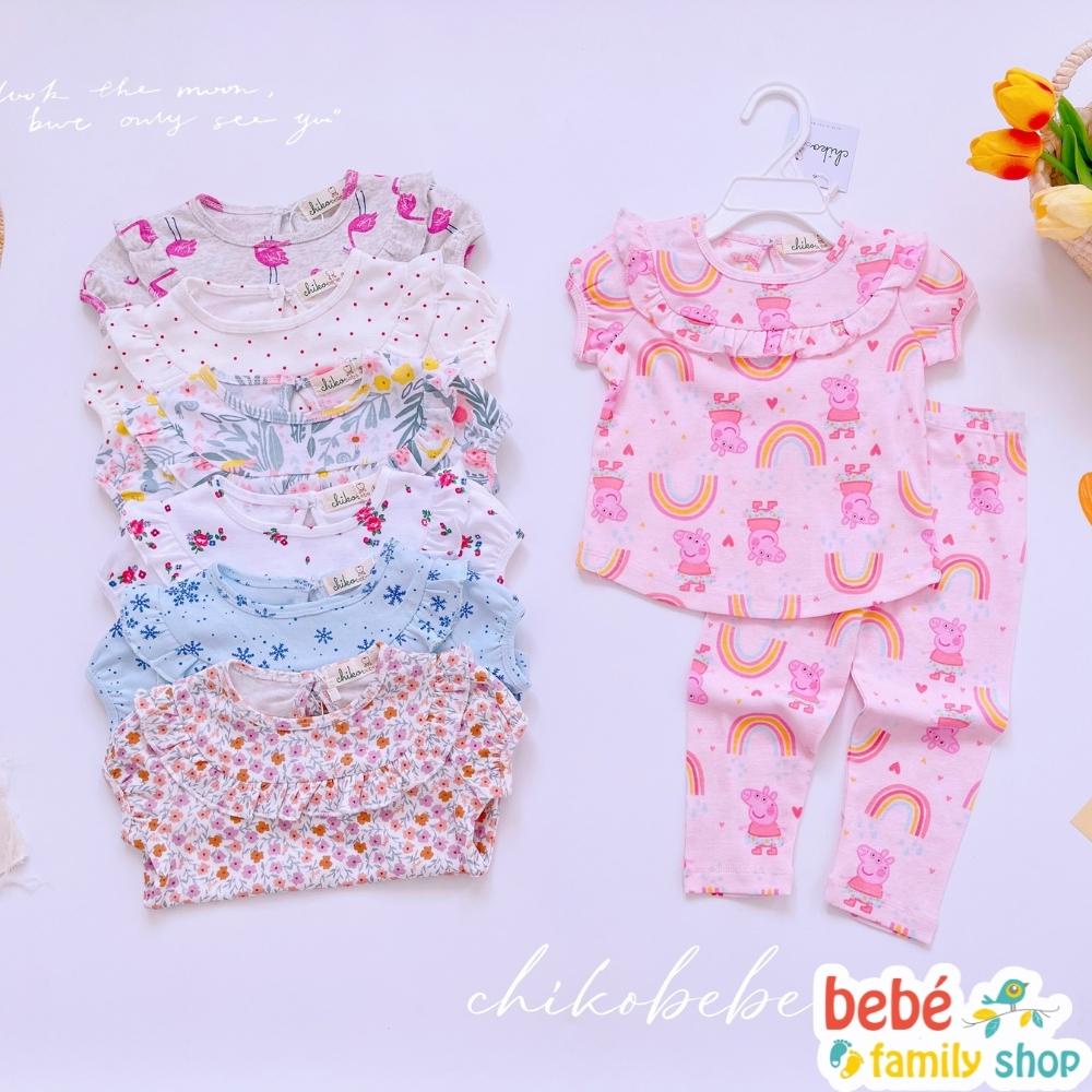 Bộ quần áo cho bé gái tay ngắn quần dài Miwoo 8-18kg chất thun đồ bộ bé gái - SGMF