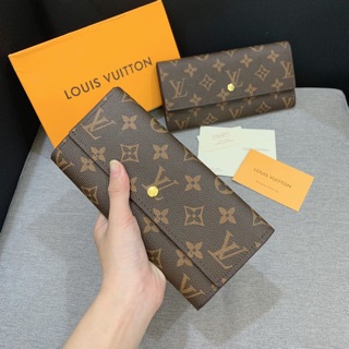 Ví lv dài cúc bấm đựng dt fullbox