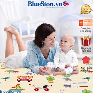 Thảm xốp gấp gọn xpe-Thảm trải sàn 2 mặt cho bé tập bò chống ngã chống thấm, Chiếu Ngủ Văn Phòng