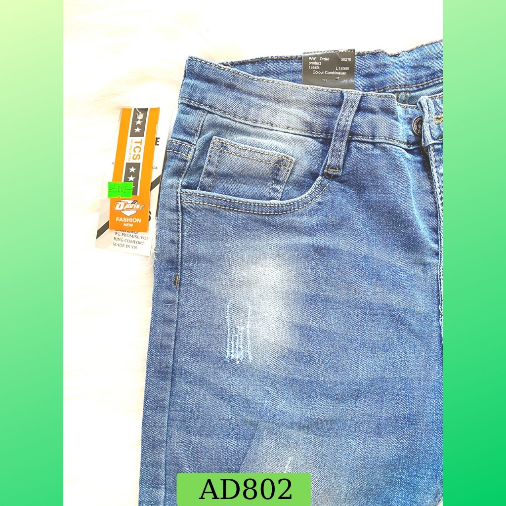 Quần Jean Nam (FREESHIP ĐƠN TỪ 250K) Chất Bò Cao Cấp Đen Trơn  AD802JM (44-72KG) | BigBuy360 - bigbuy360.vn