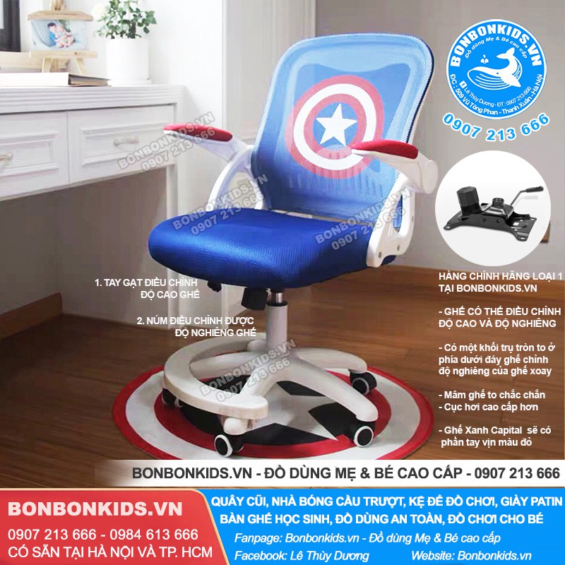 Bộ bàn ghế học sinh 80cm gỗ tự nhiên Newber G300, Ghế Hello Kitty thông minh | BigBuy360 - bigbuy360.vn