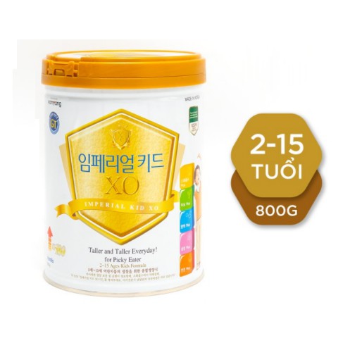 Sữa XO Kid 800g - Sữa Bột NamYang Dành Cho Trẻ Em, Trẻ Nhỏ Nhập Khẩu Hàn Quốc