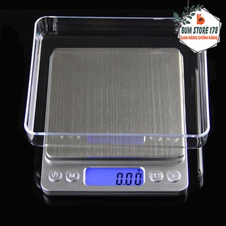 Cân điện tử dùng pin độ chính xác cao kiểu dáng hiện đại 1KG, Cân tiểu li mini cao cấp thiết kế gọn nhẹ dễ sử dụng