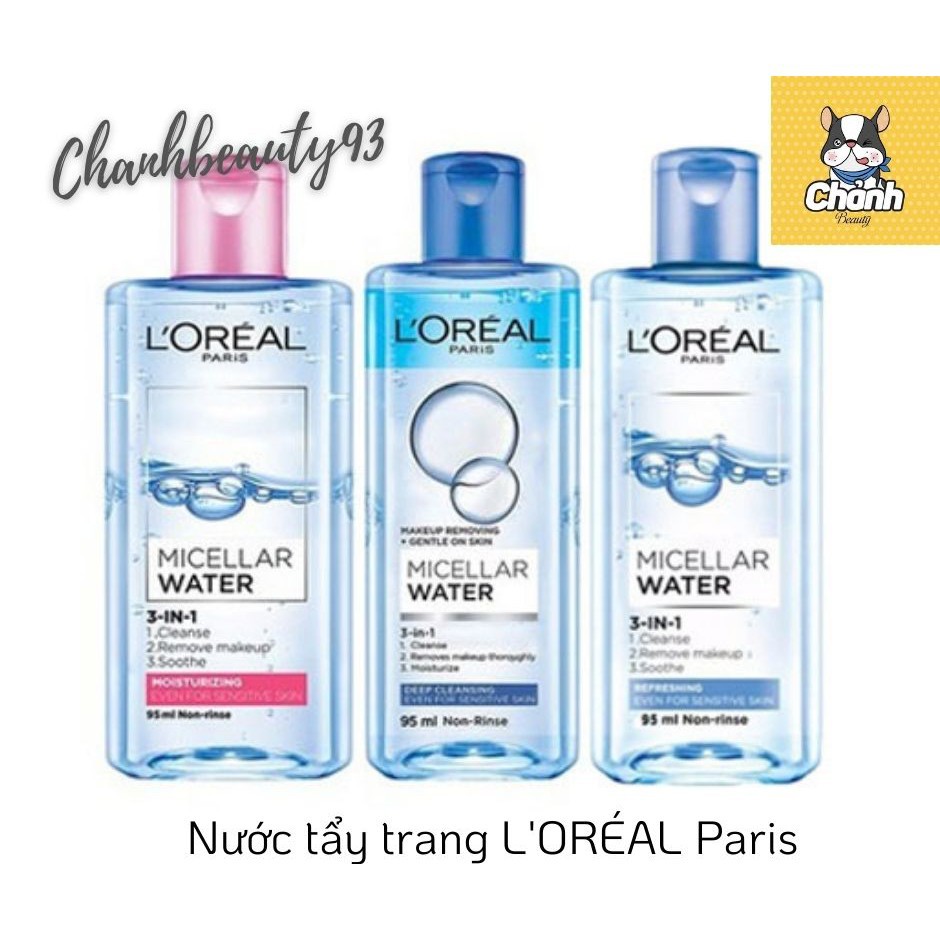 Nước Tẩy Trang L’Oreal Paris 3-In-1 Micellar Water