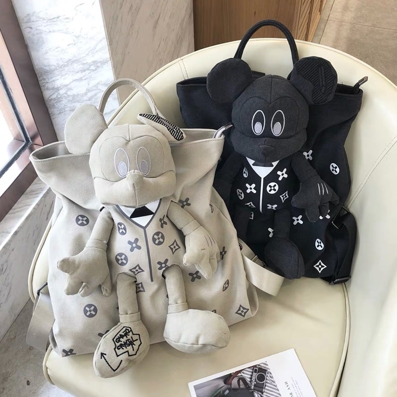 (HÀNG ORDER) Balo mickey vải canvas