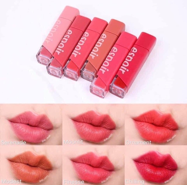 Son Kem Lì Espoir Couture Lip Fluid Velvet