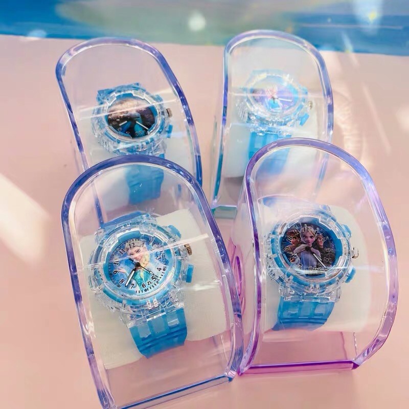 Đồng Hồ Trẻ Em❤️Freeship❤️Đèn LED dạ quang 7 màu Cho bé trai bé gái | BigBuy360 - bigbuy360.vn