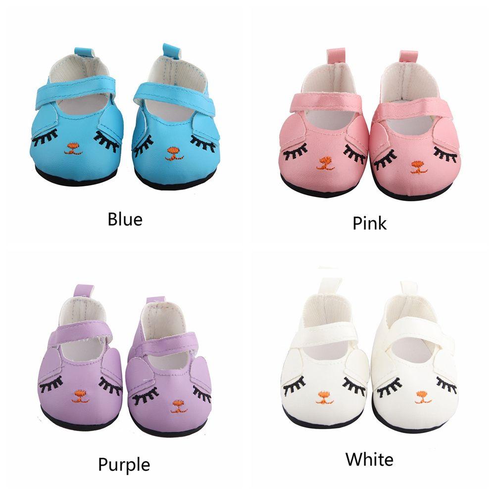 RAINBOW Giày Búp Bê Đồ Chơi Họa Tiết Hoạt Hình Xinh Xắn