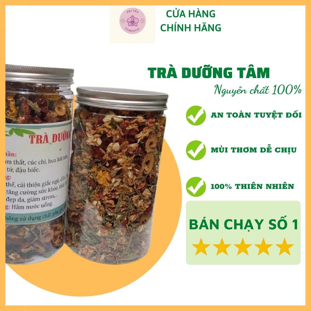 Trà thảo mộc dưỡng tâm mát gan đẹp da an thần Hộp 200g | BigBuy360 - bigbuy360.vn