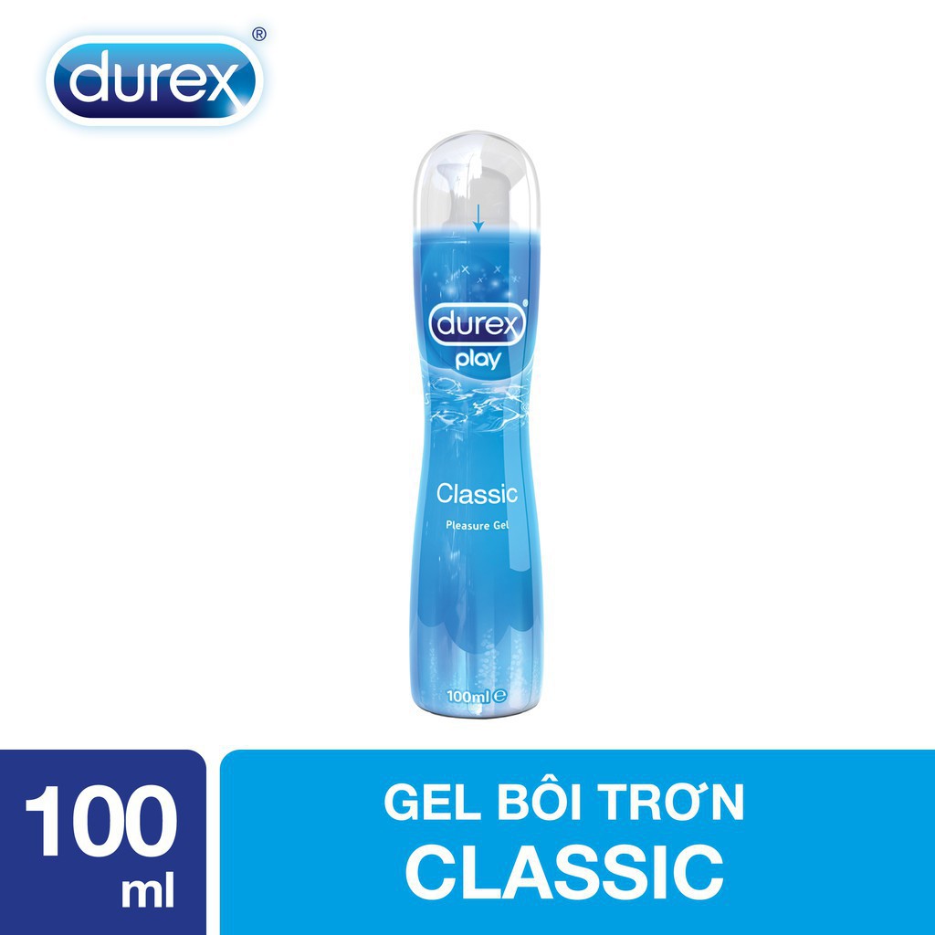 Gel bôi trơn tạo độ ẩm tự nhiên Durex Play Classic 100ml - Chính hãng