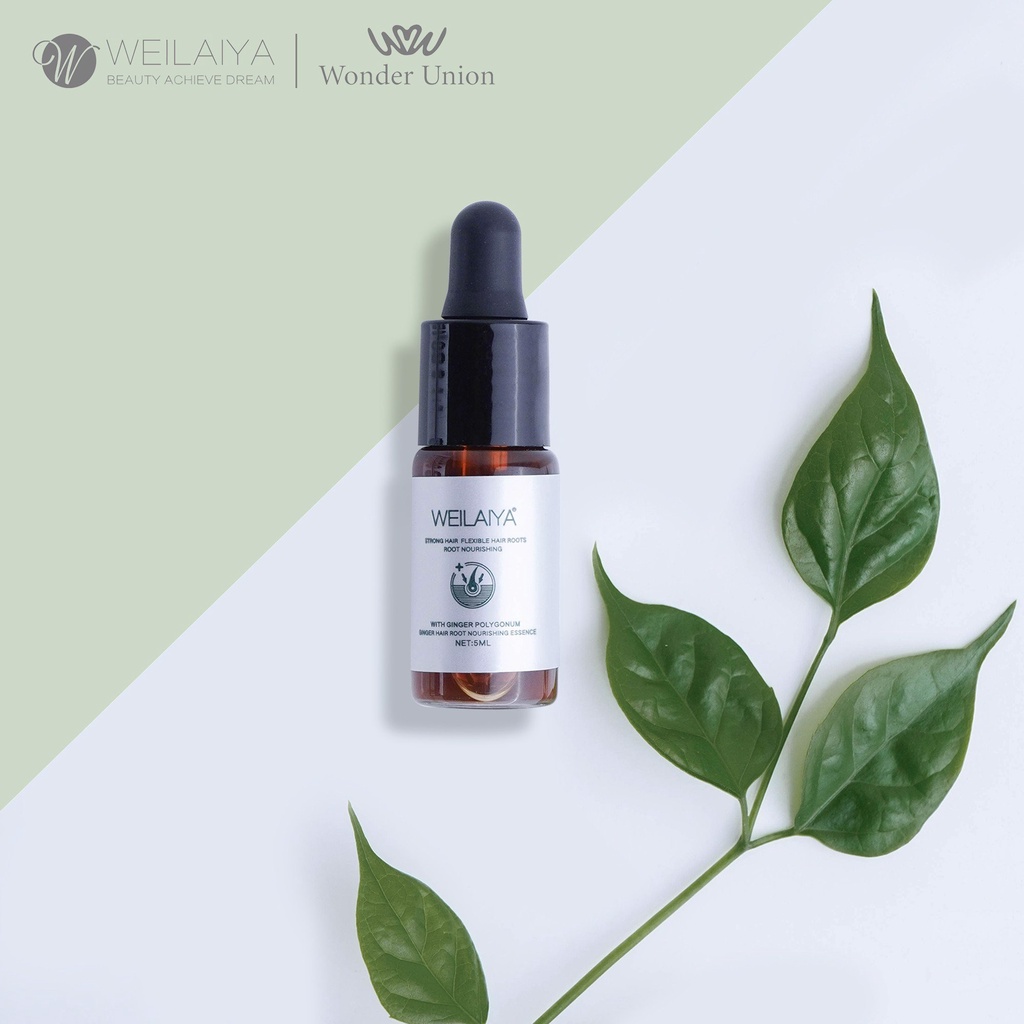 Serum kích mọc tóc, làm dày tóc Huyết thanh Weilaya Weilaiya Ginger Hair Root Nourishing Essence