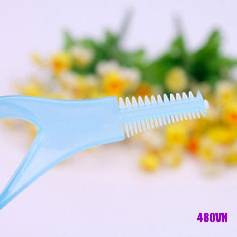 (Hàng Mới Về) Mascara Chải Lông Mi Màu Hồng + Mascara + Dụng Cụ Chải Mi Thiết Kế 3 Trong 1