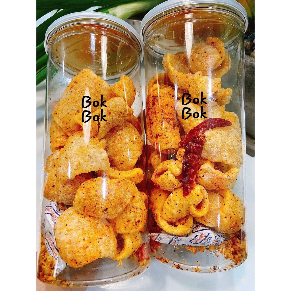[Bán Chạy❤️] Ăn Vặt BOK BOK Da Heo Muối Ớt 160g Hủ Pet Siêu Ngon Siêu Giòn Vừa Ngon Vừa Rẻ | BigBuy360 - bigbuy360.vn