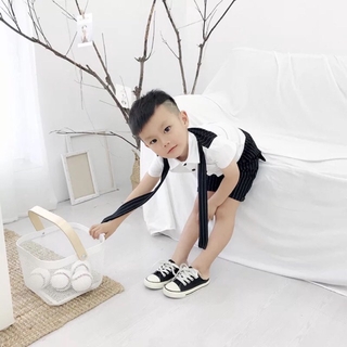 SET SƠ MI QUẦN SỌC BÉ TRAI