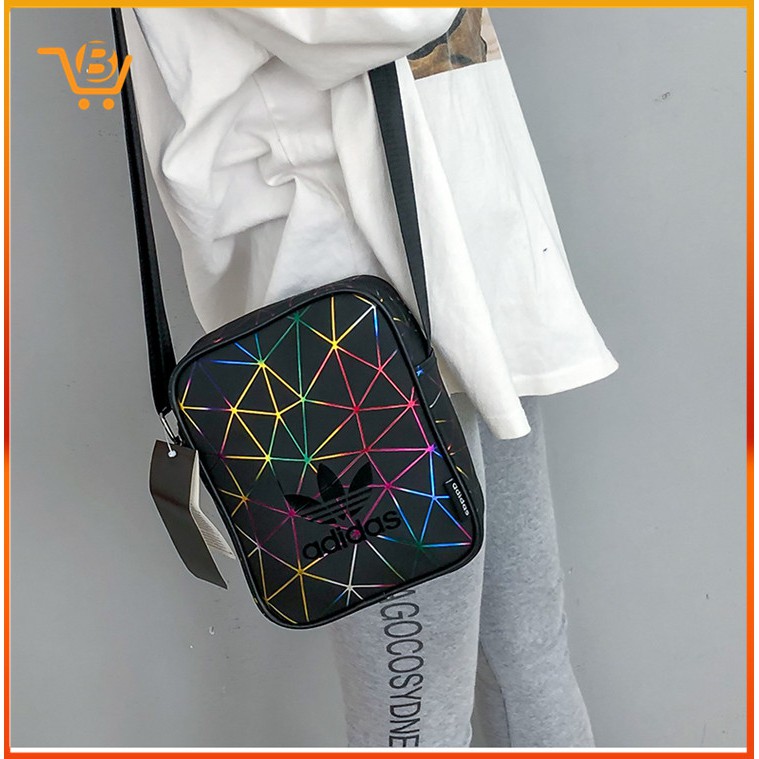 Túi đeo chéo phong cách Adidas 18*22*6cm cao cấp thời trang