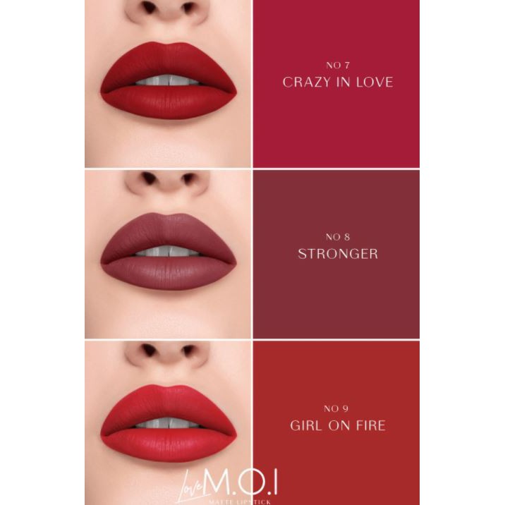 [Phiên Bản Giới Hạn Special Edition] Son Thỏi Lì, Mịn Mượt Nhẹ Môi M.O.I Love Special Edition Matte Lipstick 3.5g