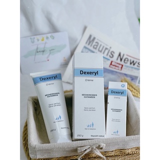 Kem nẻ dưỡng ẩm Dexeryl Creme, Pháp (50g+250g) hỗ trợ da nứt nẻ, chàm sữa, mẩn ngứa rôm sảy cho trẻ sơ sinh, người lớn