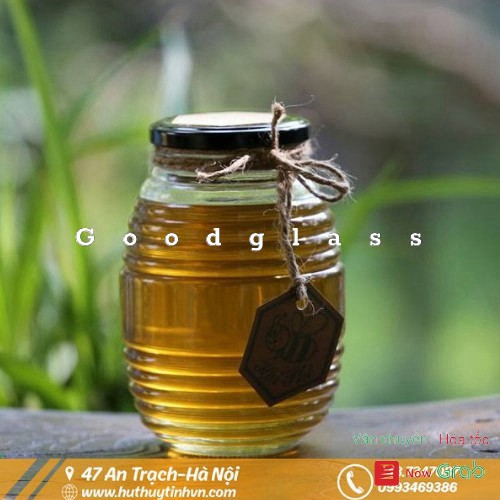 Hũ thủy tinh đựng mật ong gia vị thực phẩm 750ml