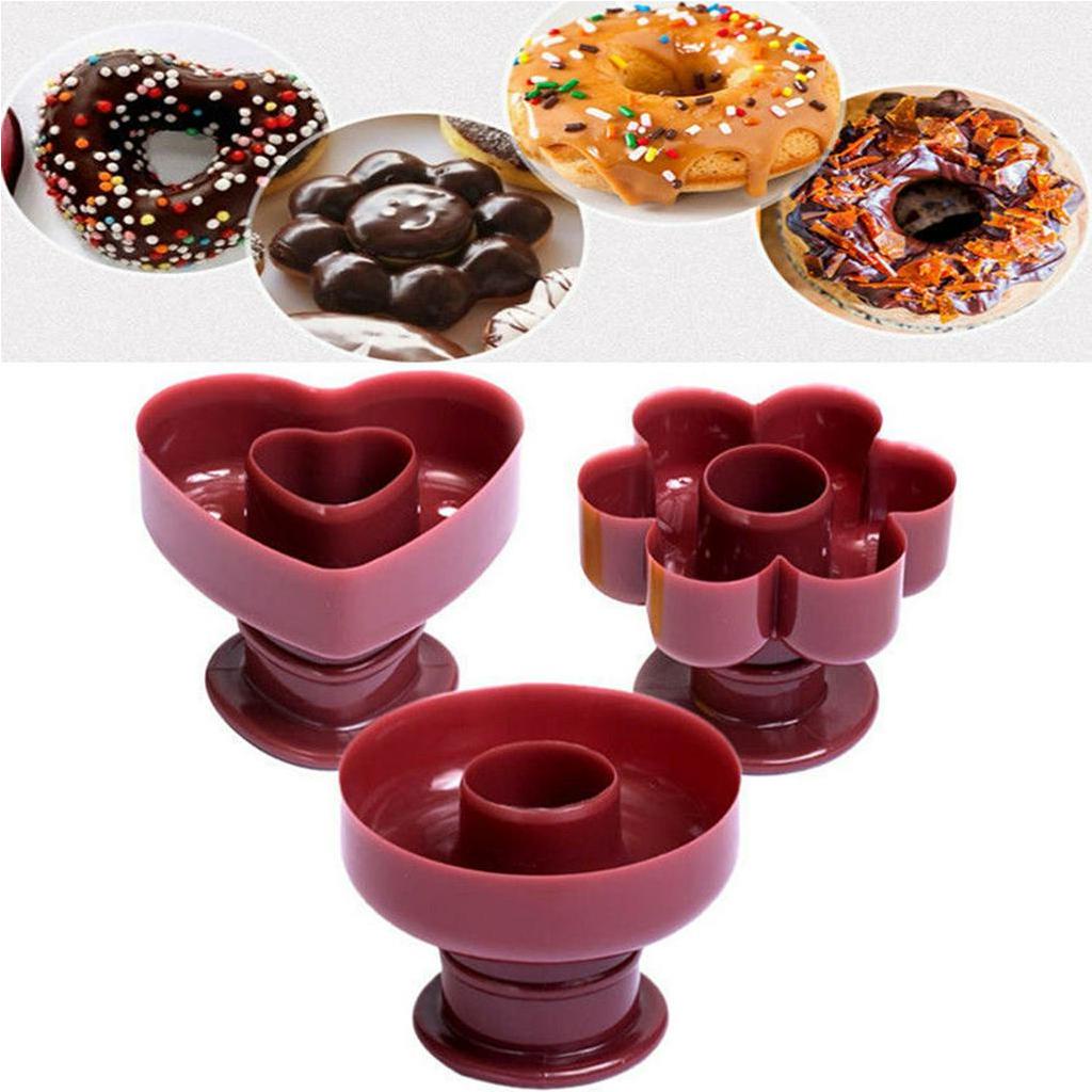 Khuôn Làm Bánh Donut Bằng Nhựa Tiện Dụng
