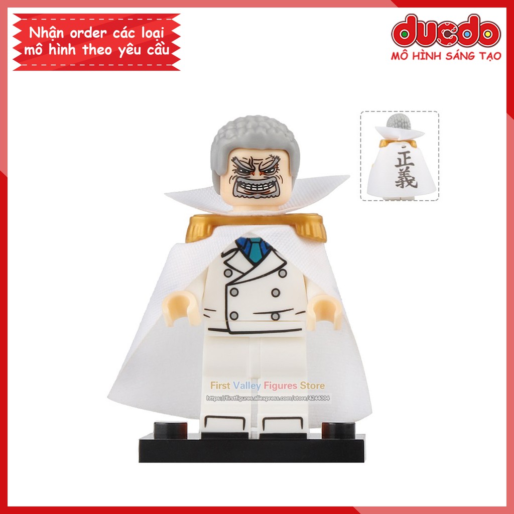 Minifigures Đảo hải tặc Sanji, Frank, Luffy, Sakazuki, Edward, D.Garp - Đồ chơi Lắp ghép Mini One Piece Koiruit KT1008