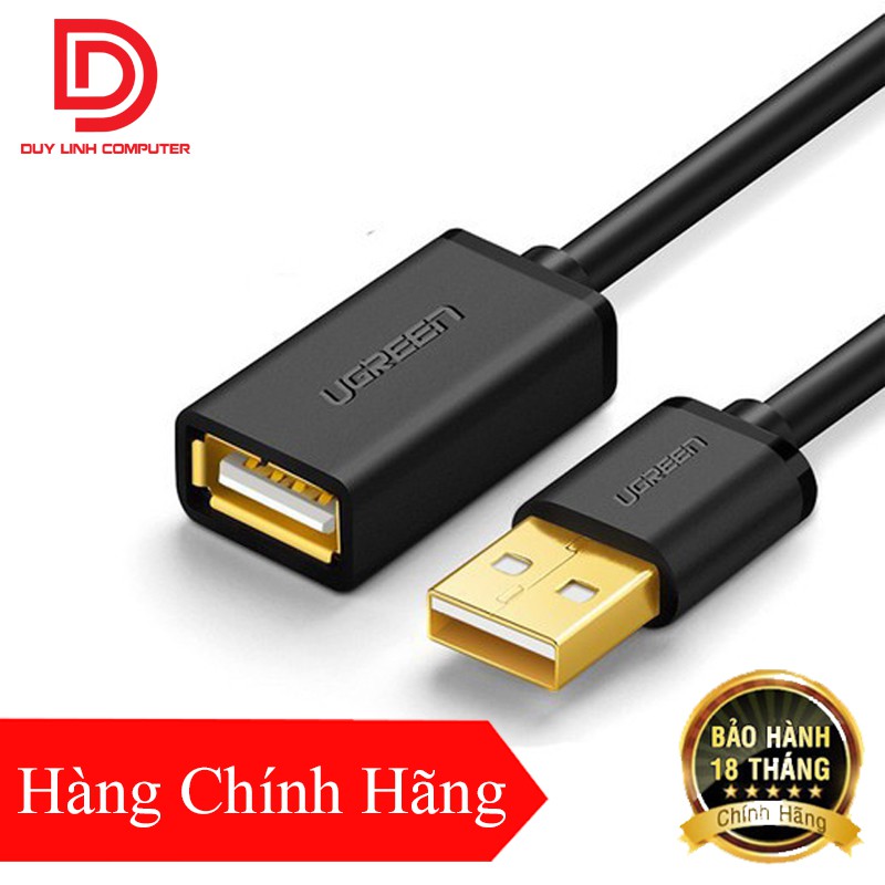 Cáp USB 2.0 Nối Dài 0,5M Ugreen 10313 - Hàng Chính Hãng