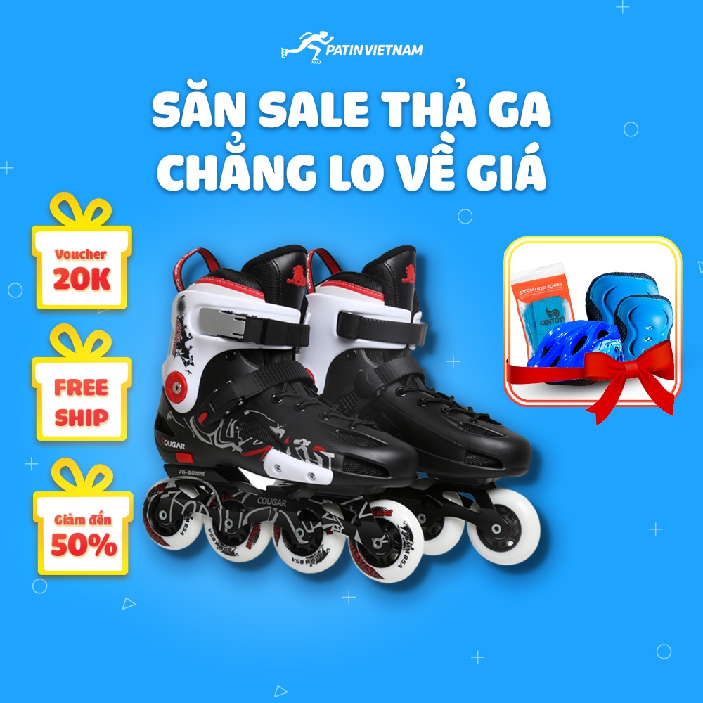 Giày patin Cougar MZS 307 chính hãng, giày patin cao cấp