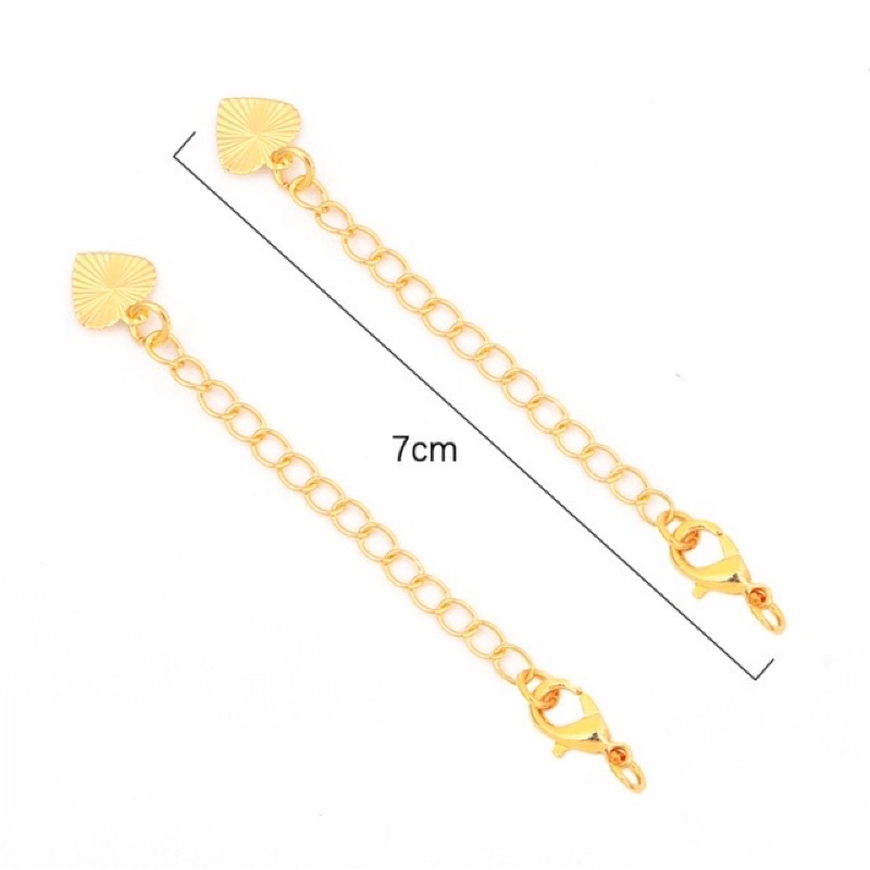 Khóa càng cua titan thép không ghỉ khóa nữ trang handmade