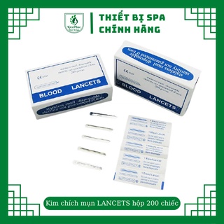 Kim chích mụn LANCETS hộp 200 chiếc