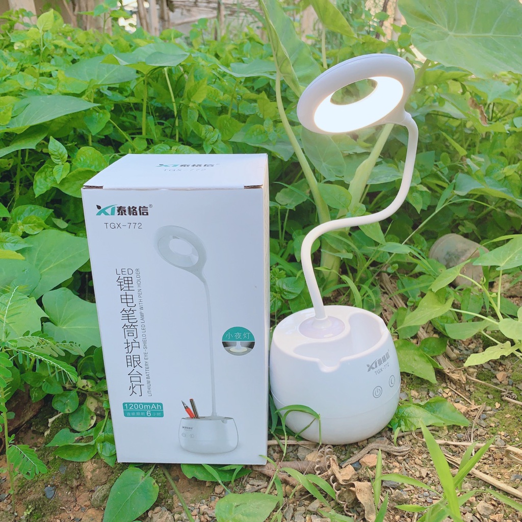 ĐÈN BÀN BÓNG LED BẢO VỀ MẮT TÍCH HỢP ỐNG CẮM BÚT TGX - 772/ 788/ 789/ 792/ 7010