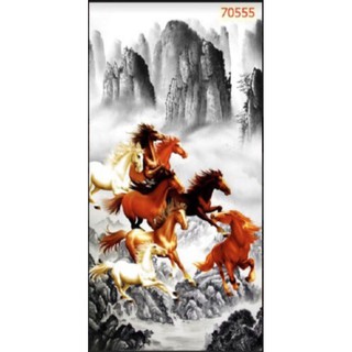Tranh dán tường 3D lụa uv cao cấp 90x160cm
